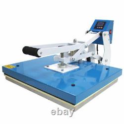 US 16x20 Clamshell T-shirt Auto Open Heat Press Machine Horizontal Version CE