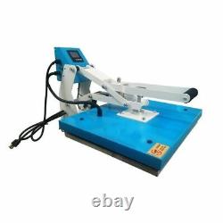 US 20 x 16 Clamshell T-shirt Transfer Heat Press Machine Horizontal Version