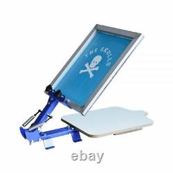 US Stock 1 Color 1 Station Silk Screen Printing Machine T-Shirt Press Printer