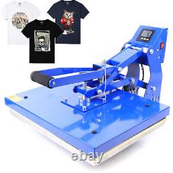 Upgraded Auto Open Heat Press Machine Clamshell 16x20 Slide Out Base T Shirt htv