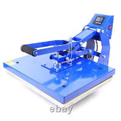 Upgraded Auto Open Heat Press Machine Clamshell 16x20 Slide Out Base T Shirt htv