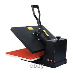 Used 1500W 16x24 Clamshell Heat Press Transfer T-Shirt Sublimation Machine