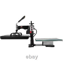 VEVOR 2 in1 Heat Press Machine 15x15 T-shirt Cap Sublimation Print Transfer