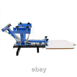 VEVOR 4 Color 2 Station Silk Screen Printing Machine Press Equipment T-Shirt DIY