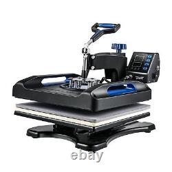 VEVOR Digital Heat Press 15x15 T-shirt Sublimation Transfer Machine Swing Away