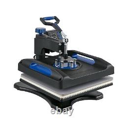 VEVOR Digital Heat Press 15x15 T-shirt Sublimation Transfer Machine Swing Away
