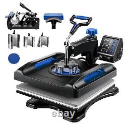 VEVOR Digital Heat Press 15x15 T-shirt Sublimation Transfer Machine Swing Away
