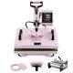 Vevor Heat Press Machine 12x15 Inch With 30oz Tumbler Press T-shirts Pink