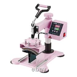 VEVOR Heat Press Machine 12x15 inch with 30oz Tumbler Press T-Shirts Pink
