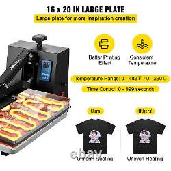 VEVOR Heat Press Machine 16x 20in Sublimation PrinterTransfer for DIY T-shirt