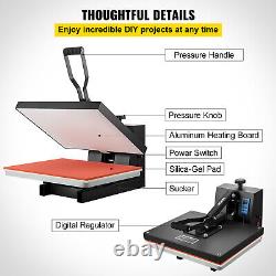 VEVOR Heat Press Machine 16x 20in Sublimation PrinterTransfer for DIY T-shirt