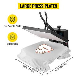 VEVOR Heat Press Machine 16x 20in Sublimation PrinterTransfer for DIY T-shirt