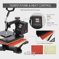 VIVOHOME Heat Press Machine Digital Sublimation T-Shirt Pillow Transfer Printer