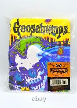 Vintage Goosebumps T ShirtCurly Skeleton 1995NOS Sealed PackageHalloween