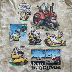 Vintage Robert Crumb Mr. Natural 1996 Kitchen Sink Press Comic Book T-Shirt XL